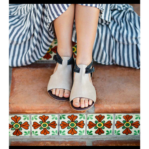 NEW Bed Stu Roan Inaya Sandals Leather Handmade Cushioned Zipper Gladiator 6.5 - Picture 2 of 13